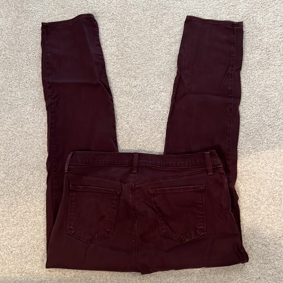 J Brand, burgundy color, super soft jean. - Picture 3 of 6